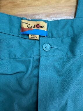 Mens Size 48S Haband's Gold Coast Dress Pants/Slacks Soft Comfortable Sage Green